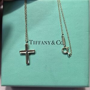 Tiffany & Co. Sterling Silver Chain with Signature Tag - Turquoise